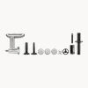 Accessori per tritacarne e insaccare salsicce Artisan, set da 10