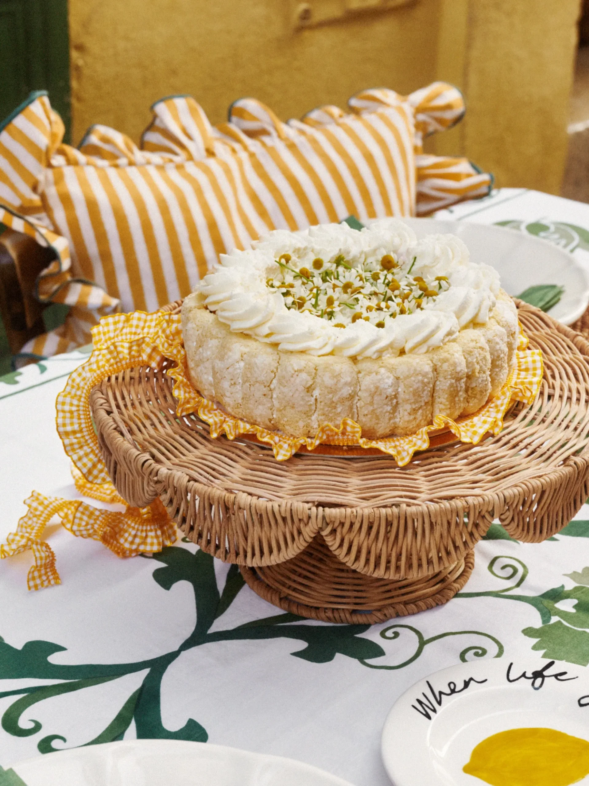 Alzatina per dolci fatta a mano Scallop