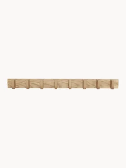 Appendiabiti da parete in legno di quercia Nomad