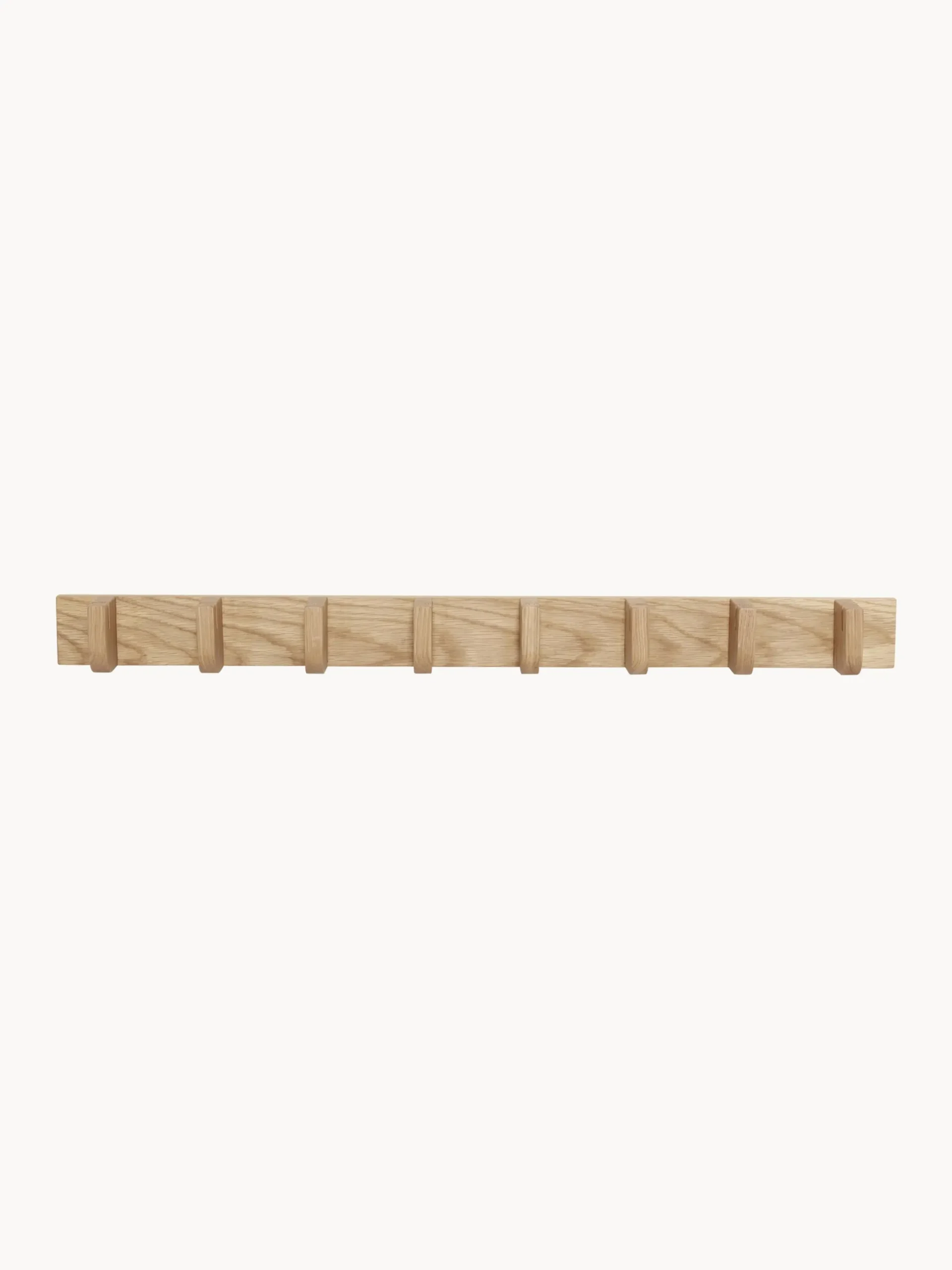 Appendiabiti da parete in legno di quercia Nomad
