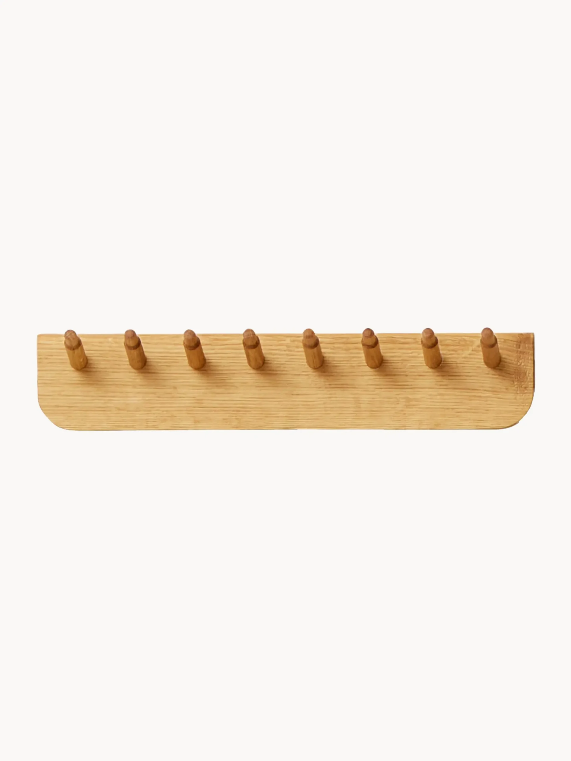 Appendiabiti in legno di quercia Echo, larg. 40 cm