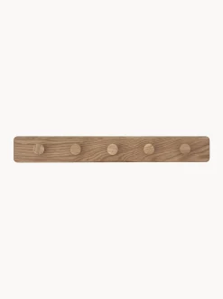 Appendiabiti da parete in legno di quercia fatto a mano Nature