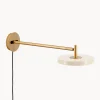 Applique grande orientabile a LED con luce regolabile e spina Asteria