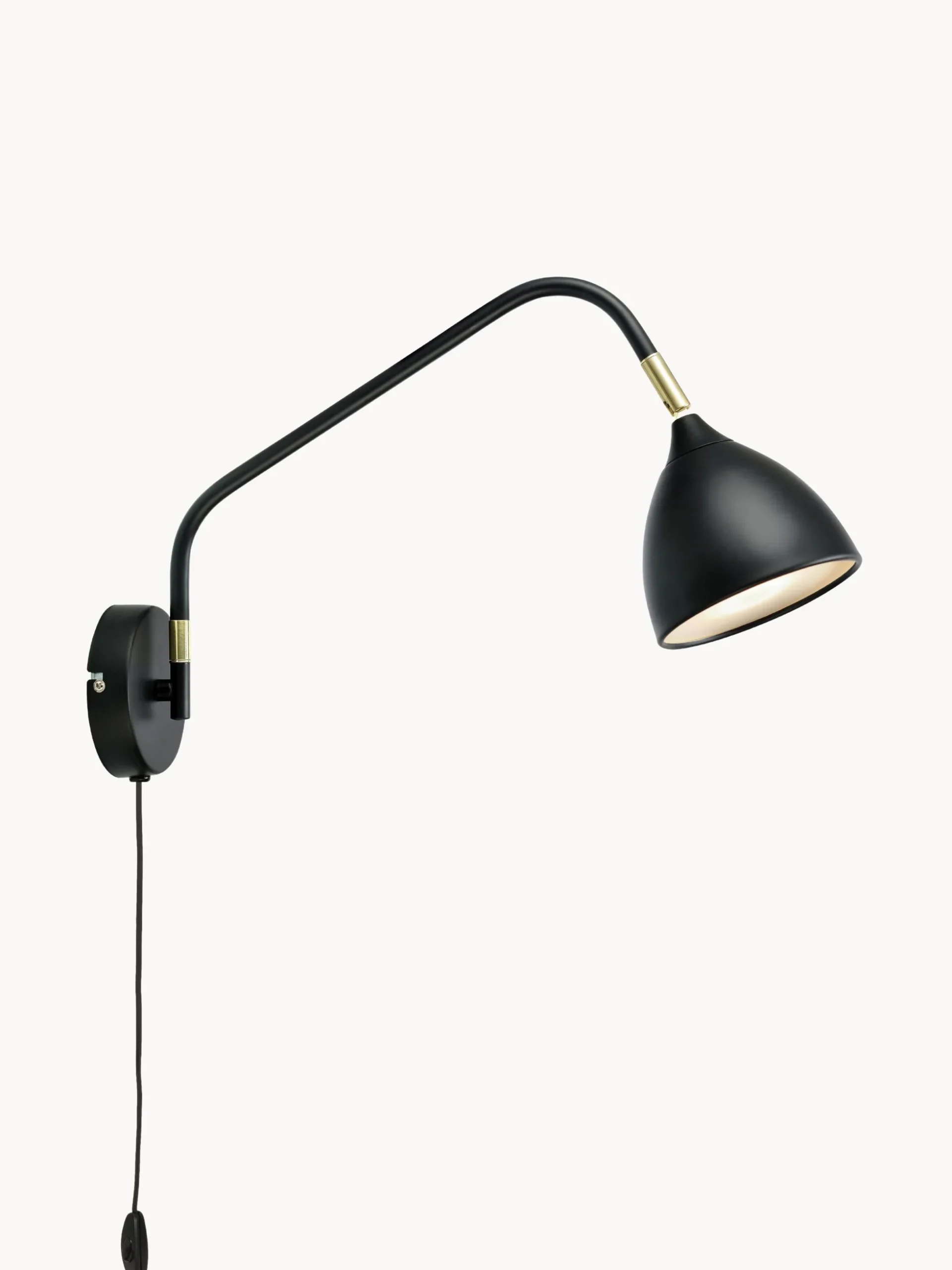 Applique grande orientabile con spina Valencia