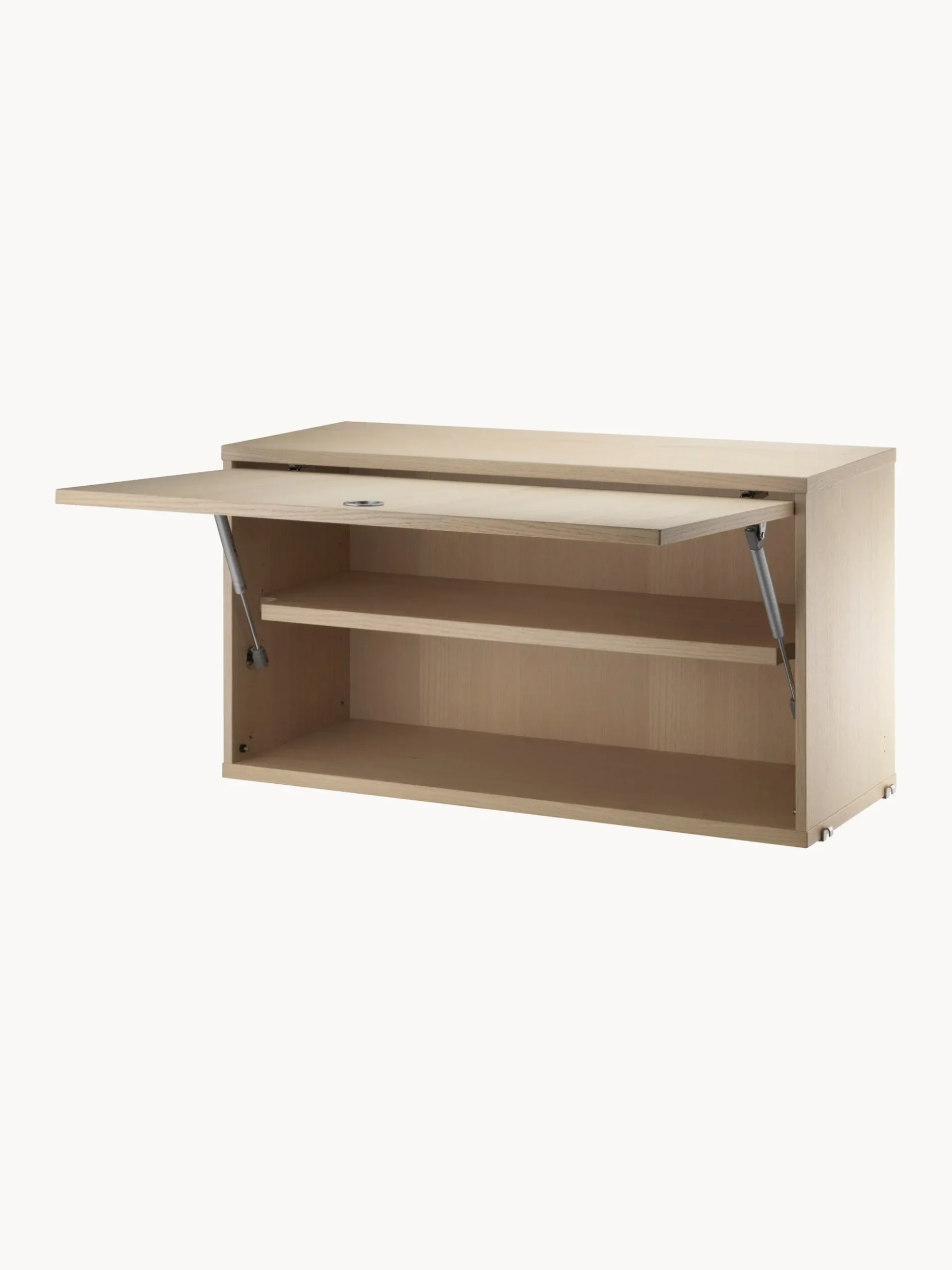 Armadietto con anta ribaltabile String System, larg. 78 x prof. 30 cm