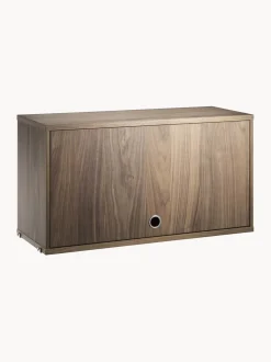 Armadietto con anta ribaltabile String System, larg. 78 x prof. 30 cm