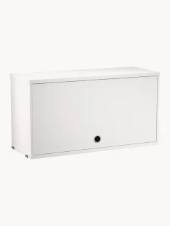 Armadietto con anta ribaltabile String System, larg. 78 x prof. 30 cm