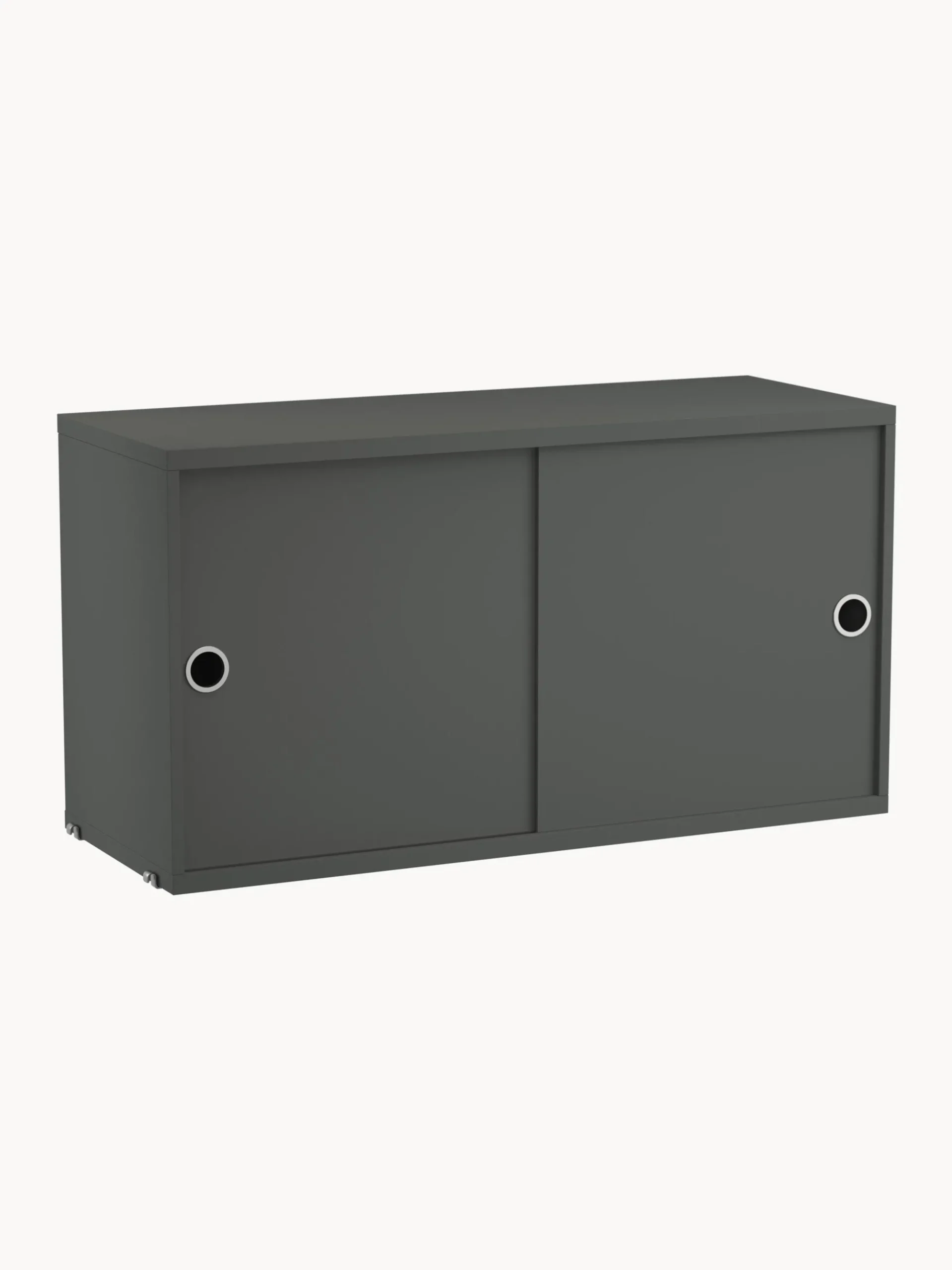 Armadietto con ante scorrevoli String System, larg. 78 x prof. 30 cm