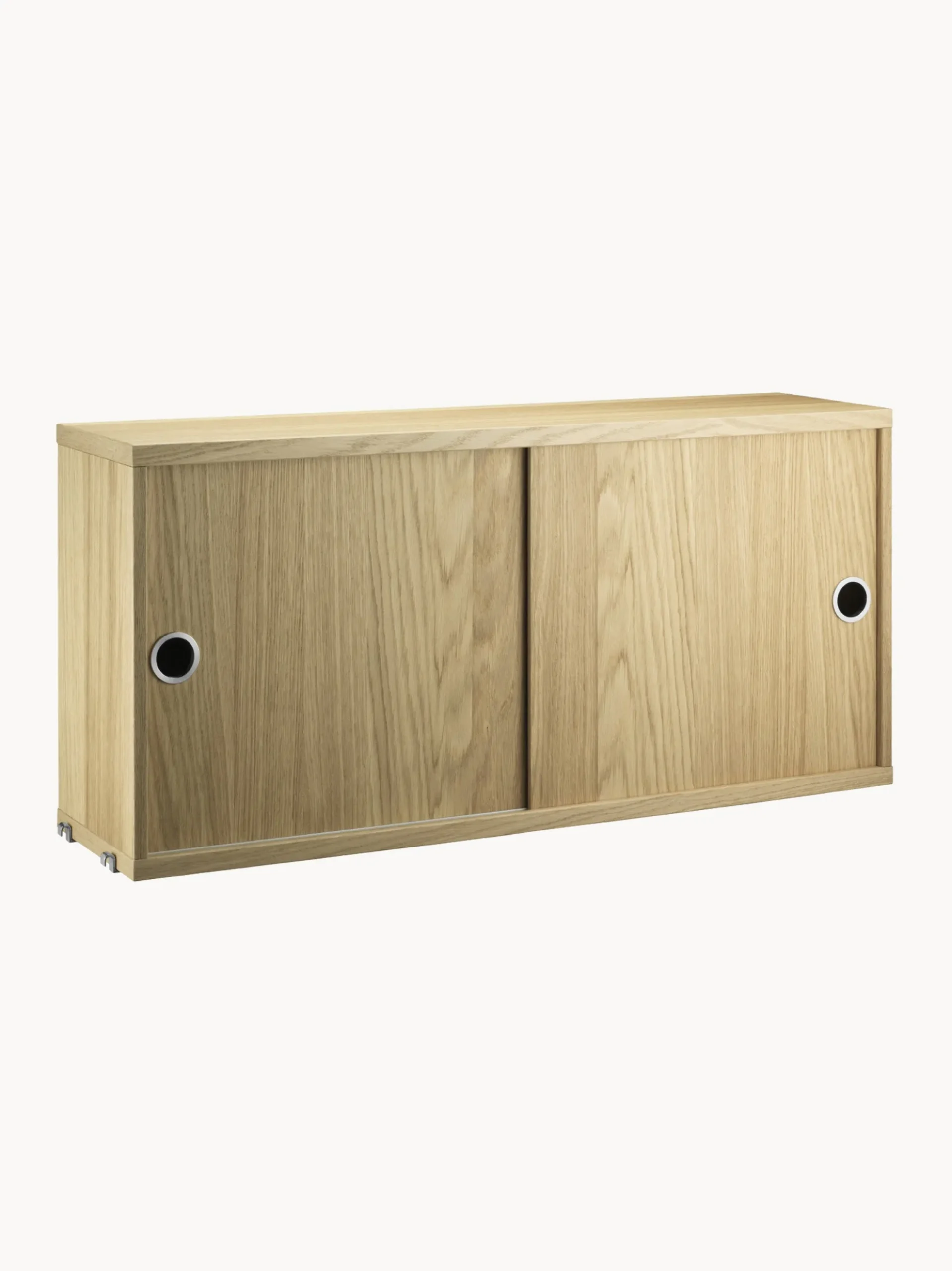 Armadietto con ante scorrevoli String System, larg. 78 x prof. 20 cm
