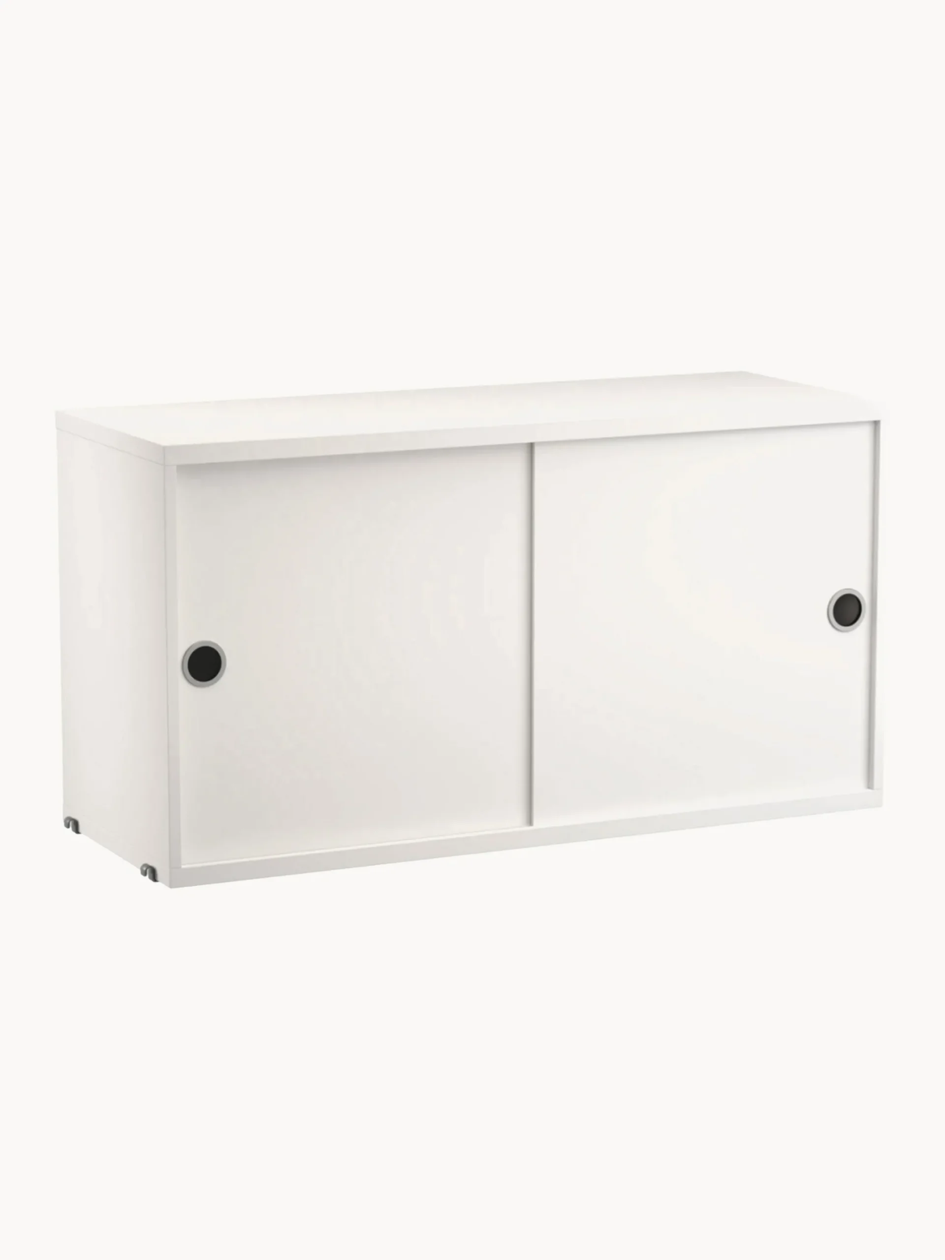 Armadietto con ante scorrevoli String System, larg. 78 x prof. 30 cm