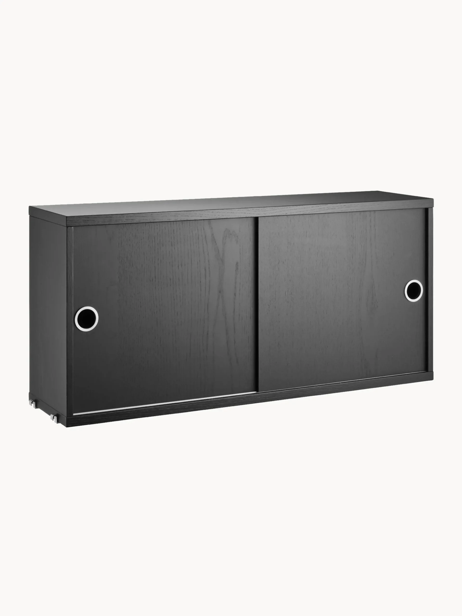 Armadietto con ante scorrevoli String System, larg. 78 x prof. 20 cm
