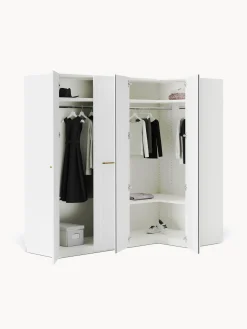 Armadio angolare componibile Charlotte, Larg. 215 cm, diverse varianti