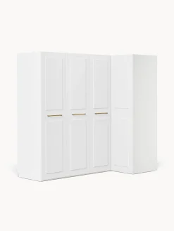 Armadio angolare componibile Charlotte, Larg. 215 cm, diverse varianti