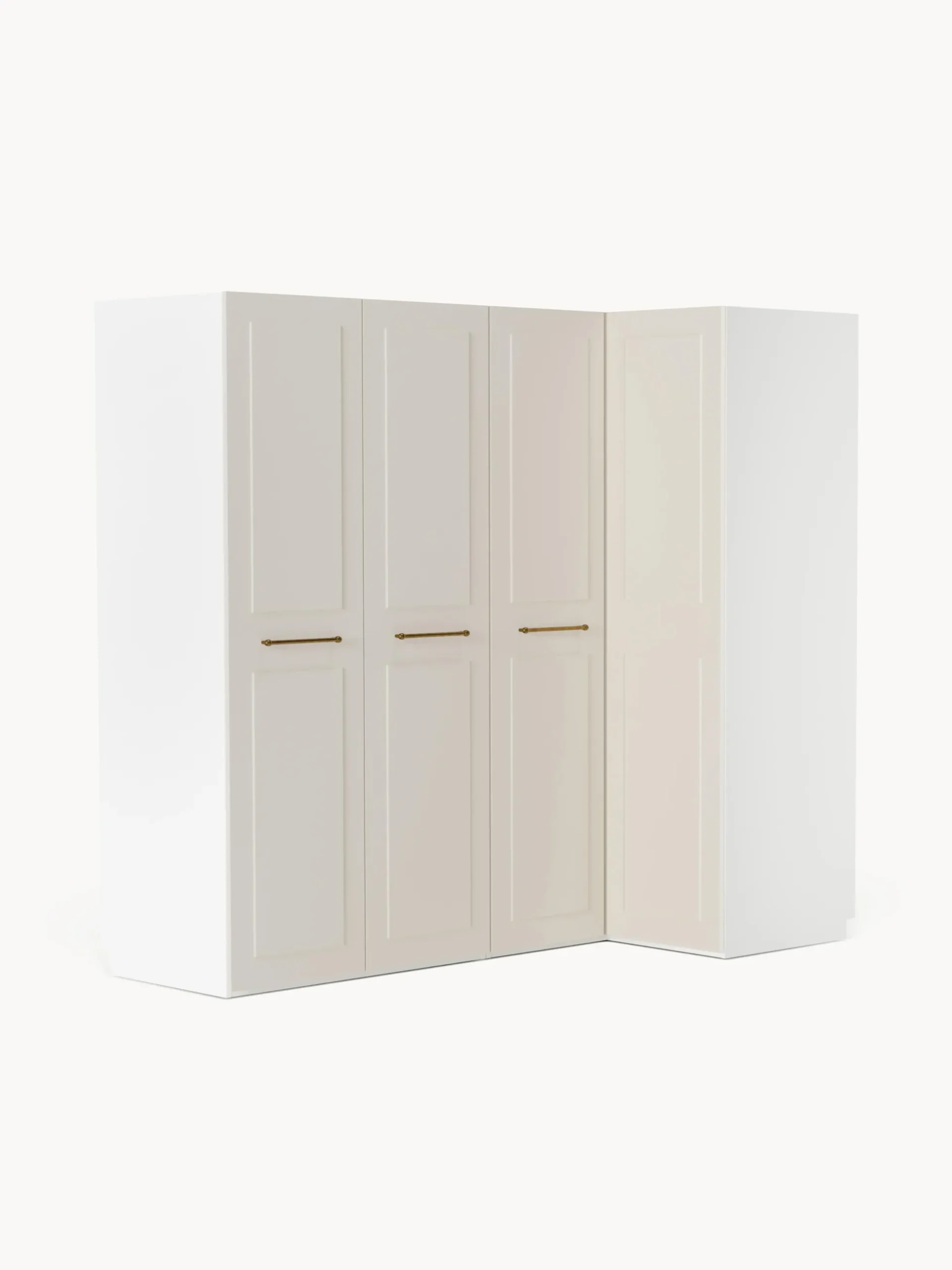 Armadio angolare componibile Charlotte, Larg. 215 cm, diverse varianti