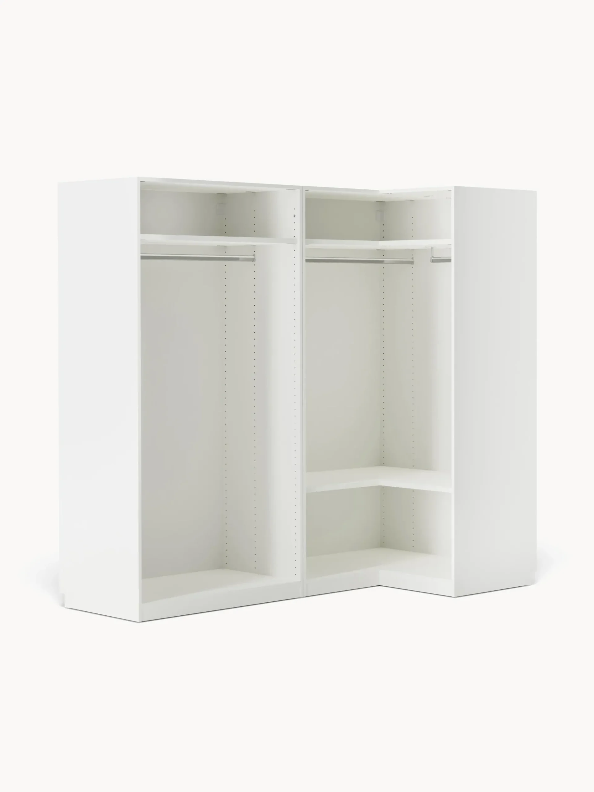 Armadio angolare componibile Charlotte, Larg. 215 cm, diverse varianti