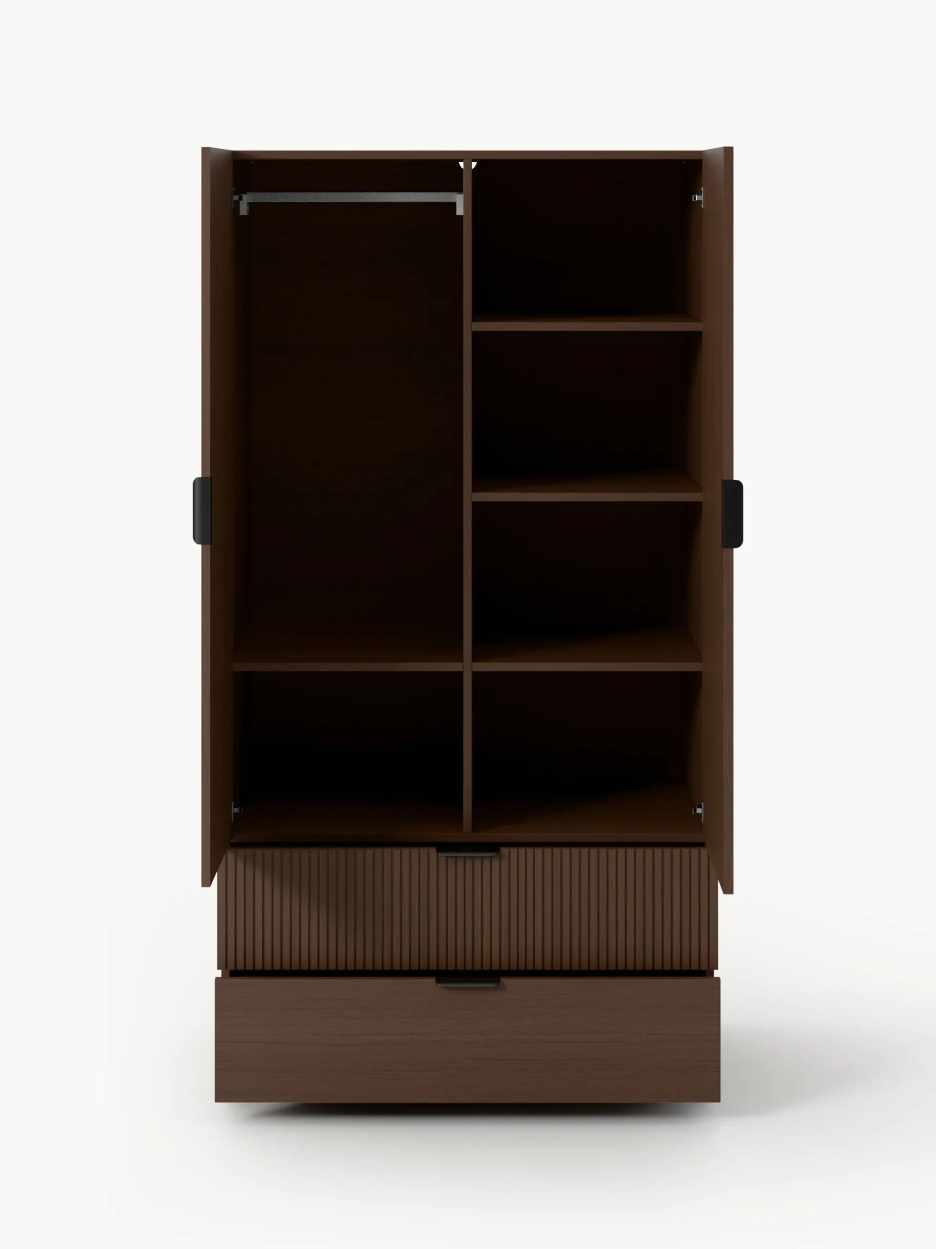 Armadio compatto in legno Sato