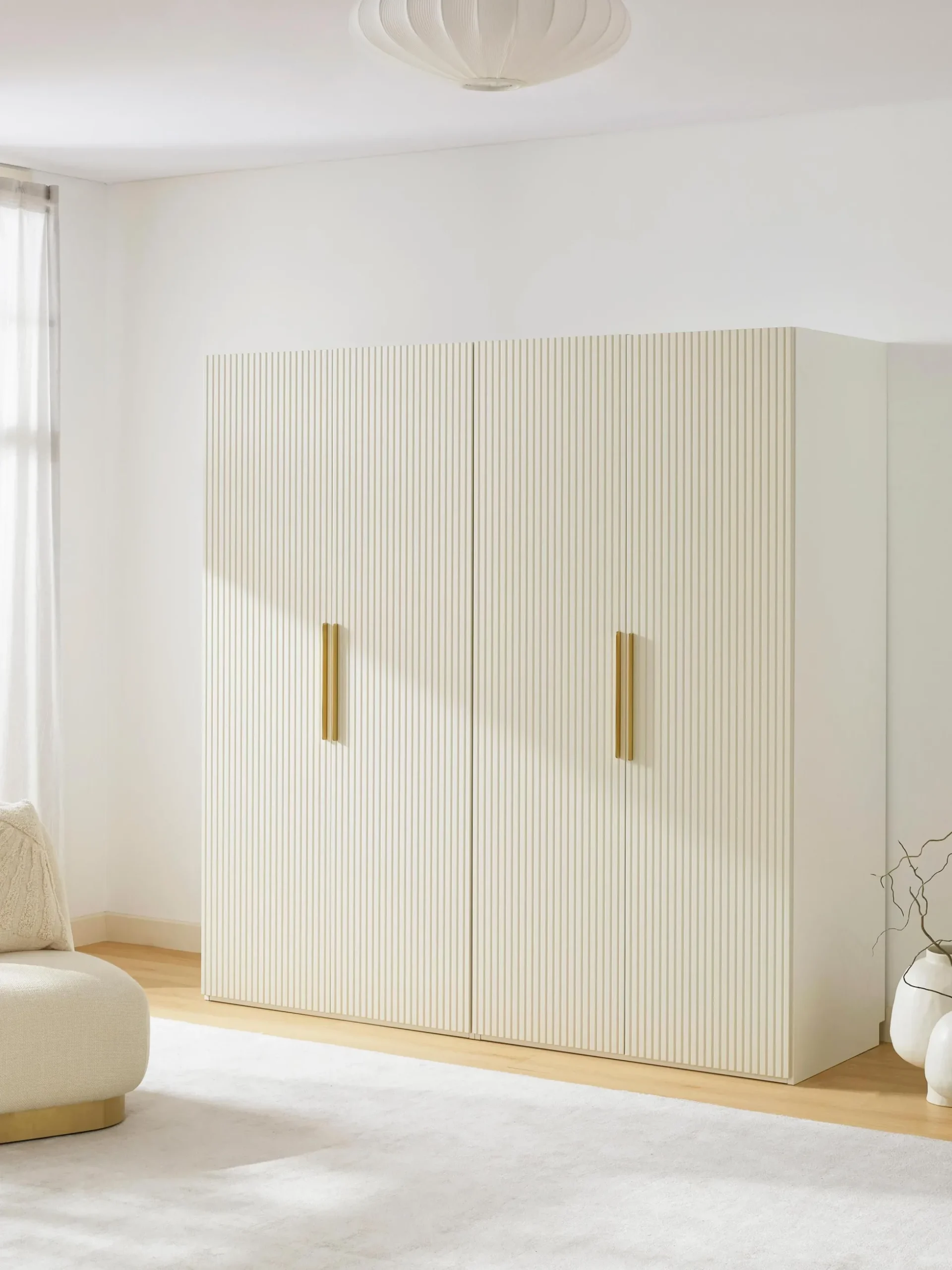 Armadio componibile ad ante a battente Simone, larg. 200 cm, diverse varianti