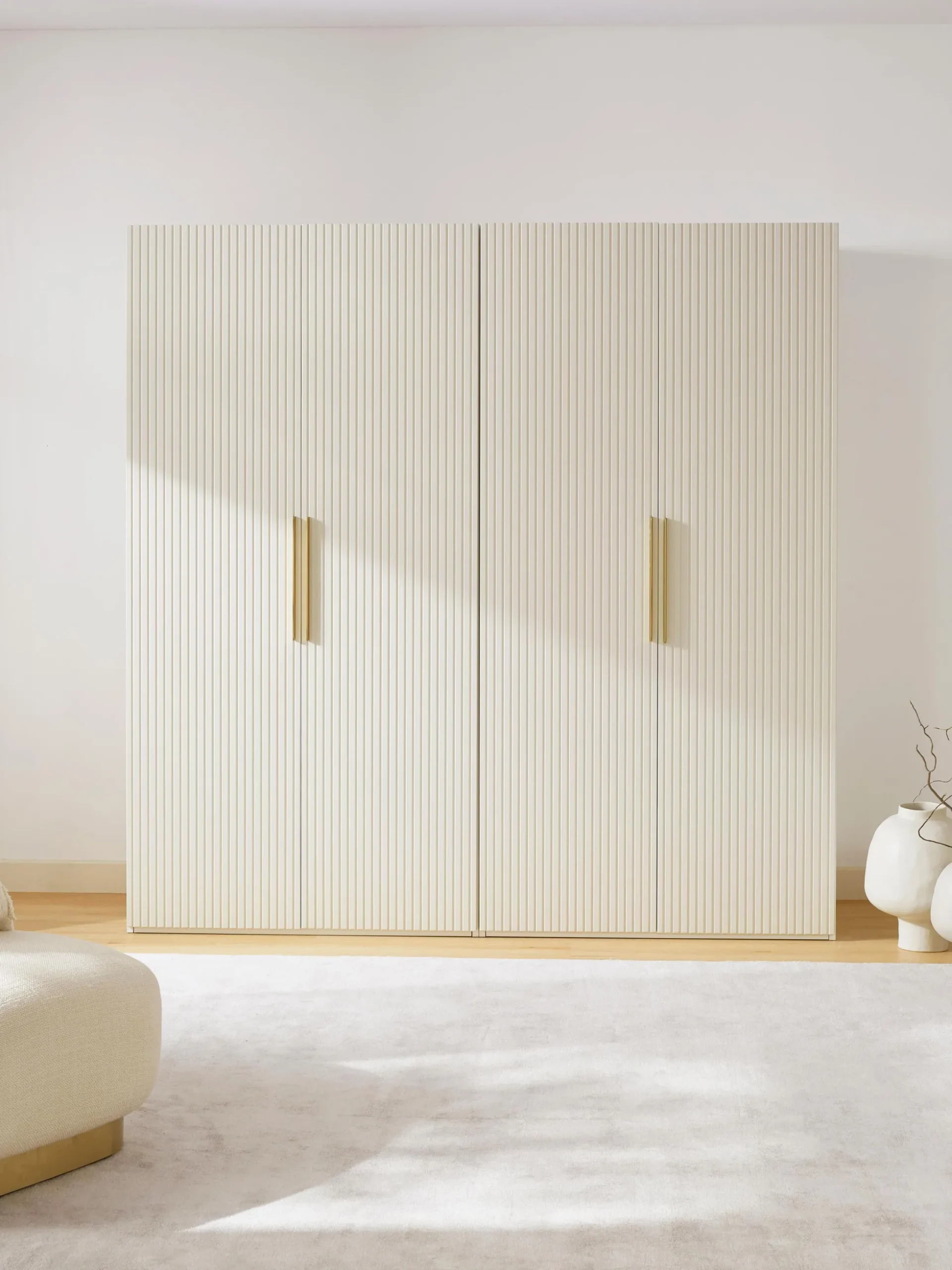 Armadio componibile ad ante a battente Simone, larg. 200 cm, diverse varianti