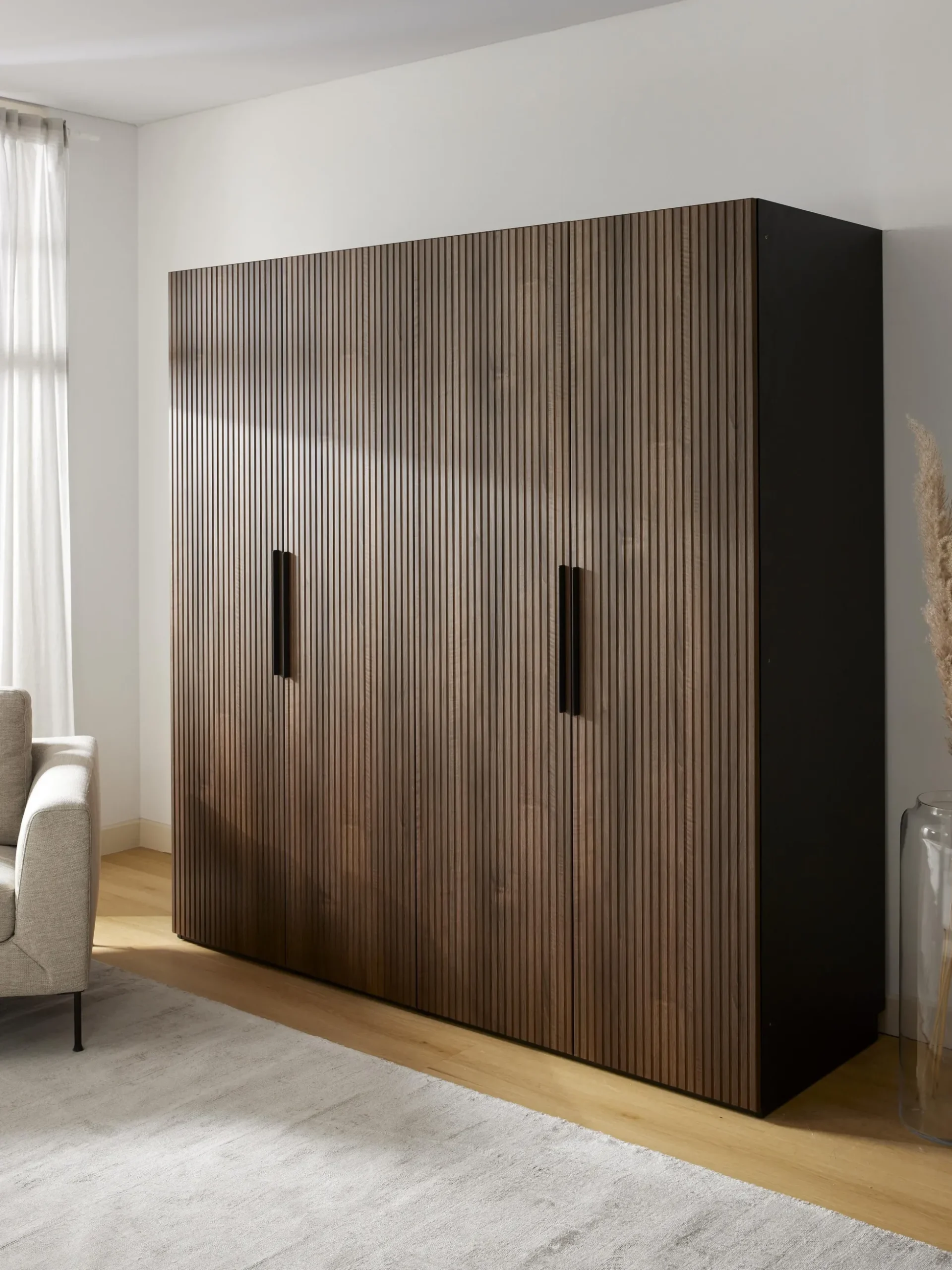 Armadio componibile ad ante a battente Simone, larg. 200 cm, diverse varianti