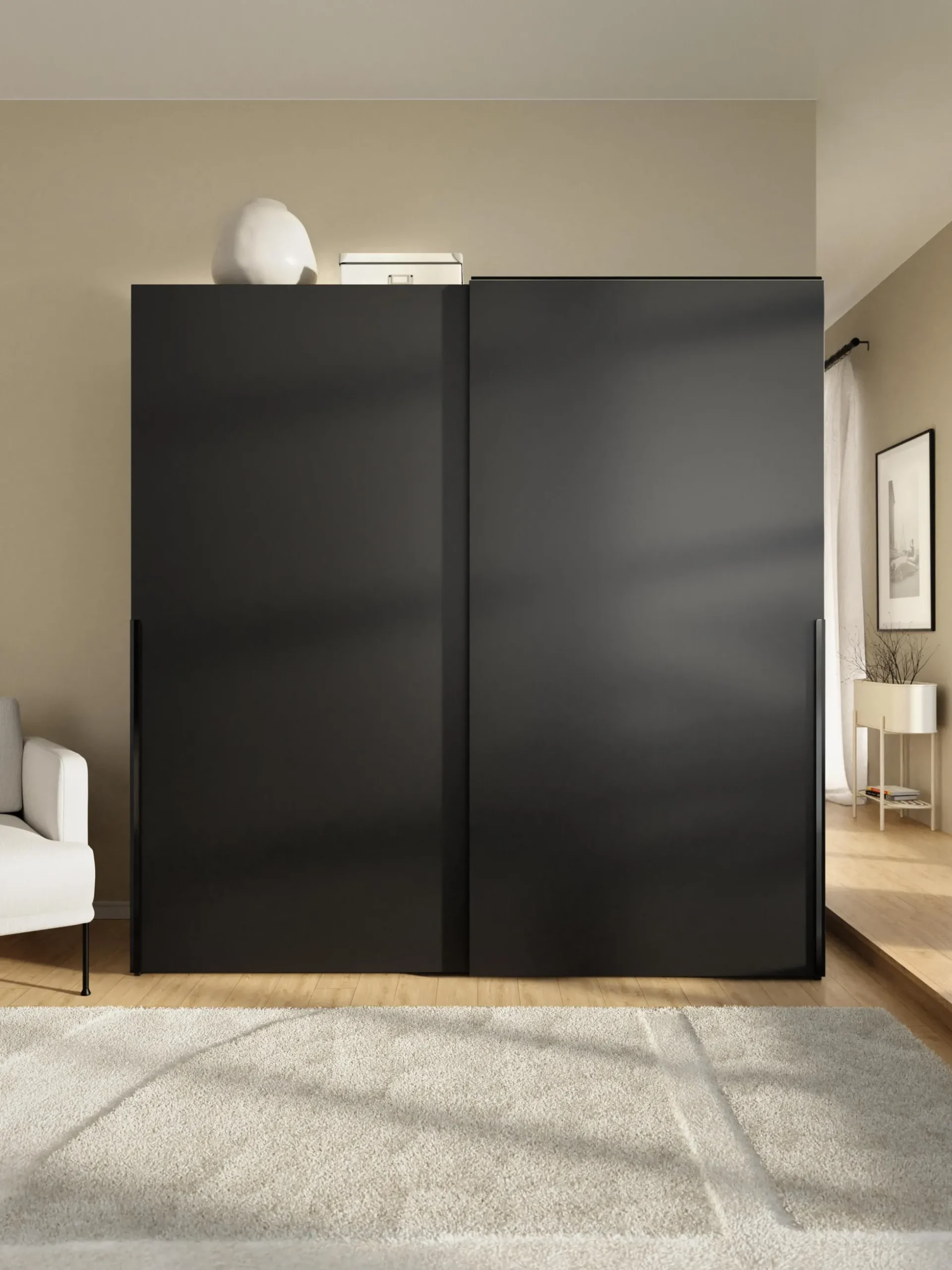 Armadio componibile ad ante battenti Leon, larg. 200 cm, diverse varianti