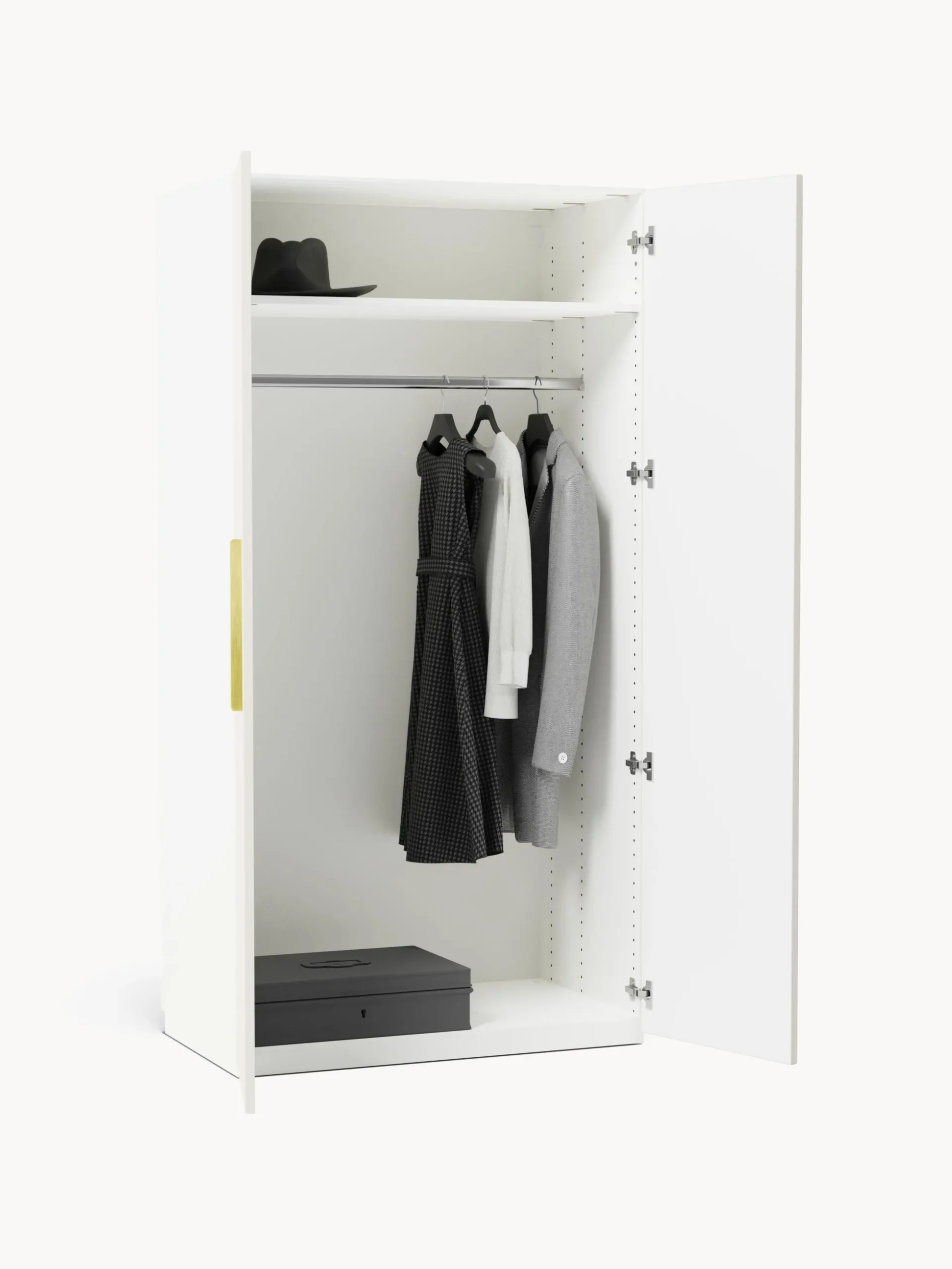Armadio componibile ad ante a battente Simone, larg. 100 cm, diverse varianti