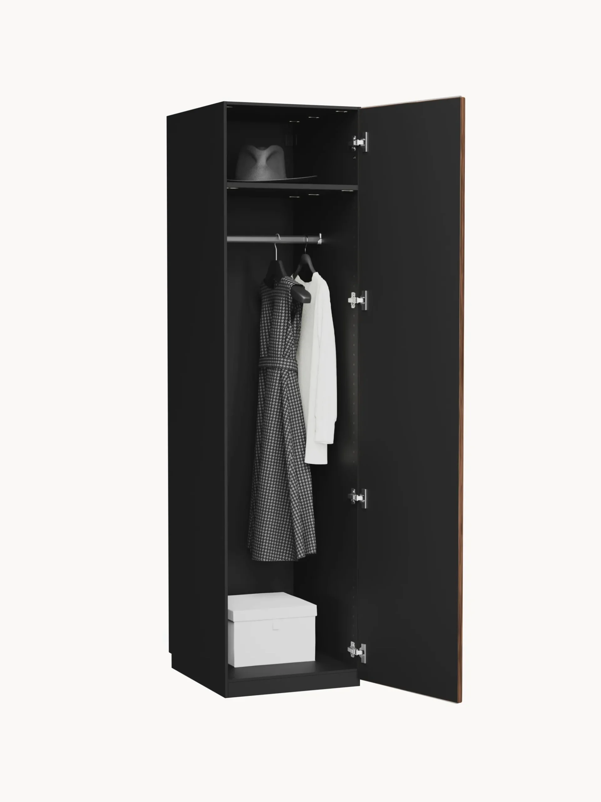 Armadio componibile ad ante a battente Simone, larg. 50 cm, diverse varianti