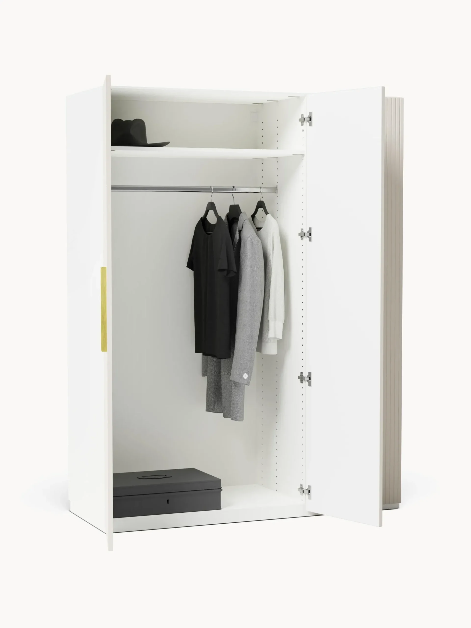 Armadio componibile ad ante a battente Simone, larg. 150 cm, diverse varianti