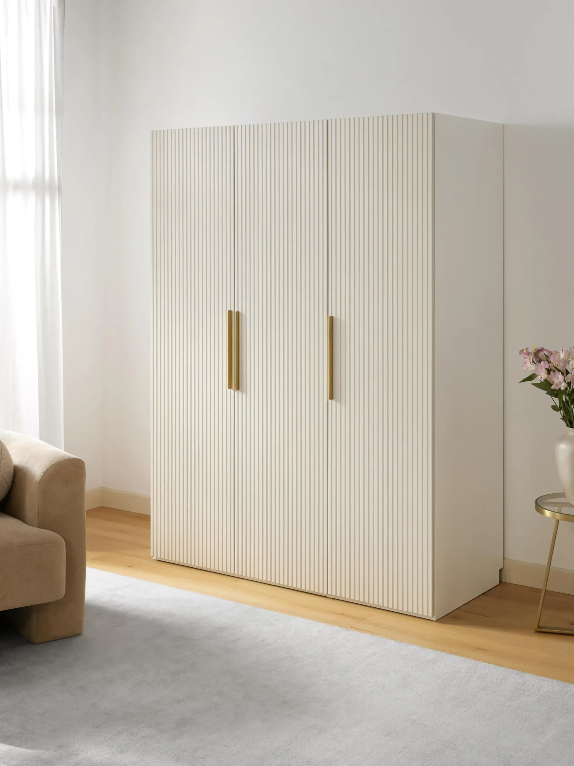 Armadio componibile ad ante a battente Simone, larg. 150 cm, diverse varianti