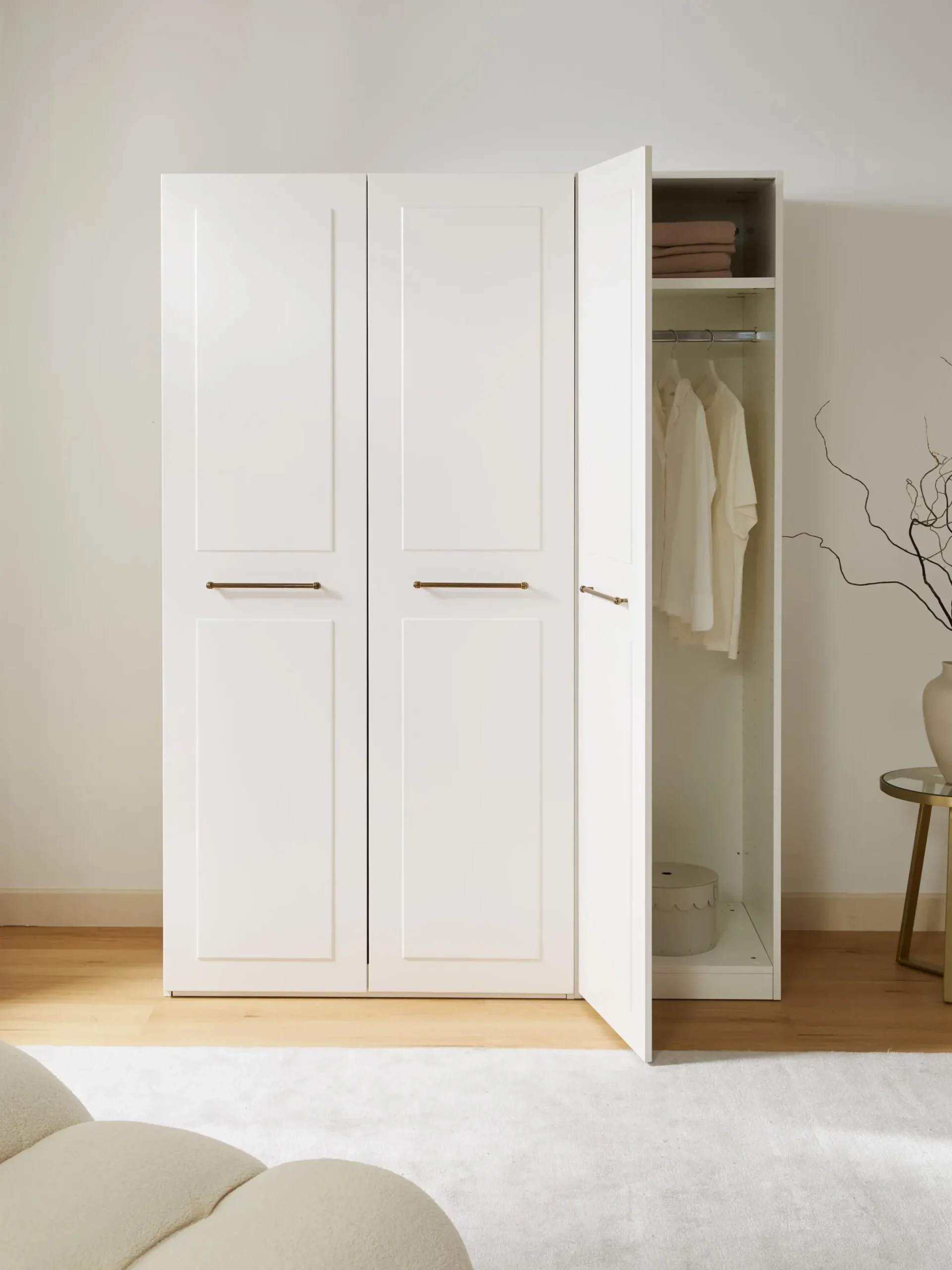 Armadio componibile con ante battenti Charlotte, Larg. 150 cm, in diverse varianti