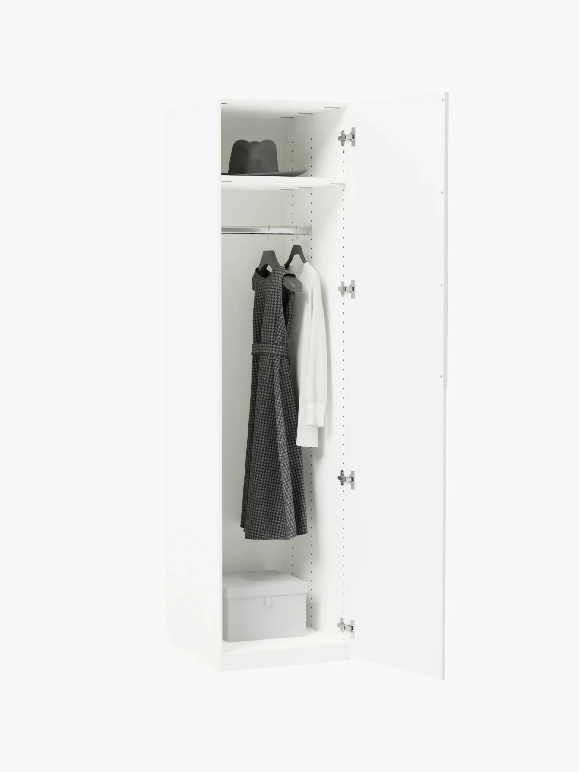 Armadio componibile con anta battente Leon, larg. 50 cm, diverse varianti