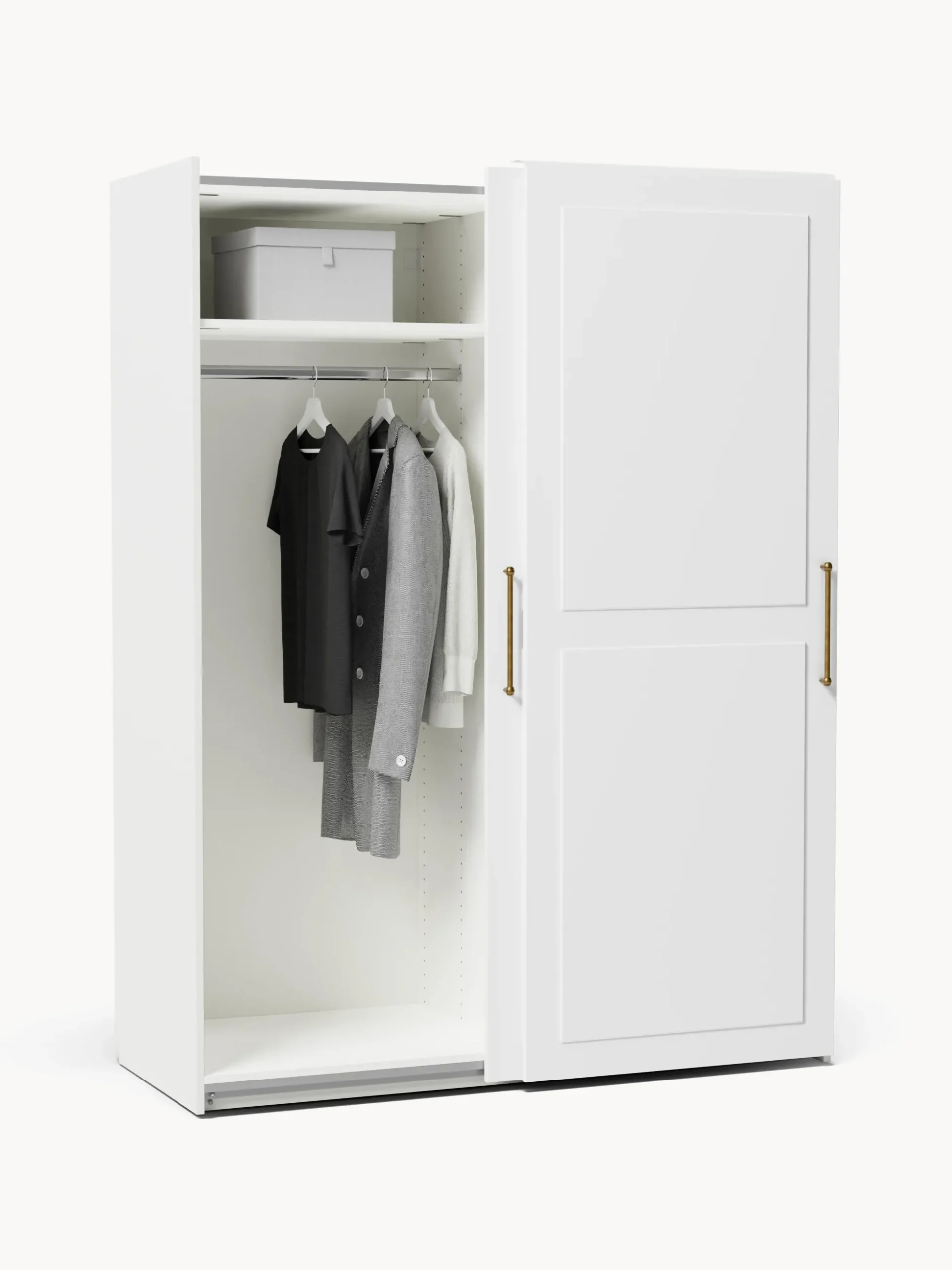 Armadio componibile con ante scorrevoli Charlotte, Larg. 150 cm, diverse varianti