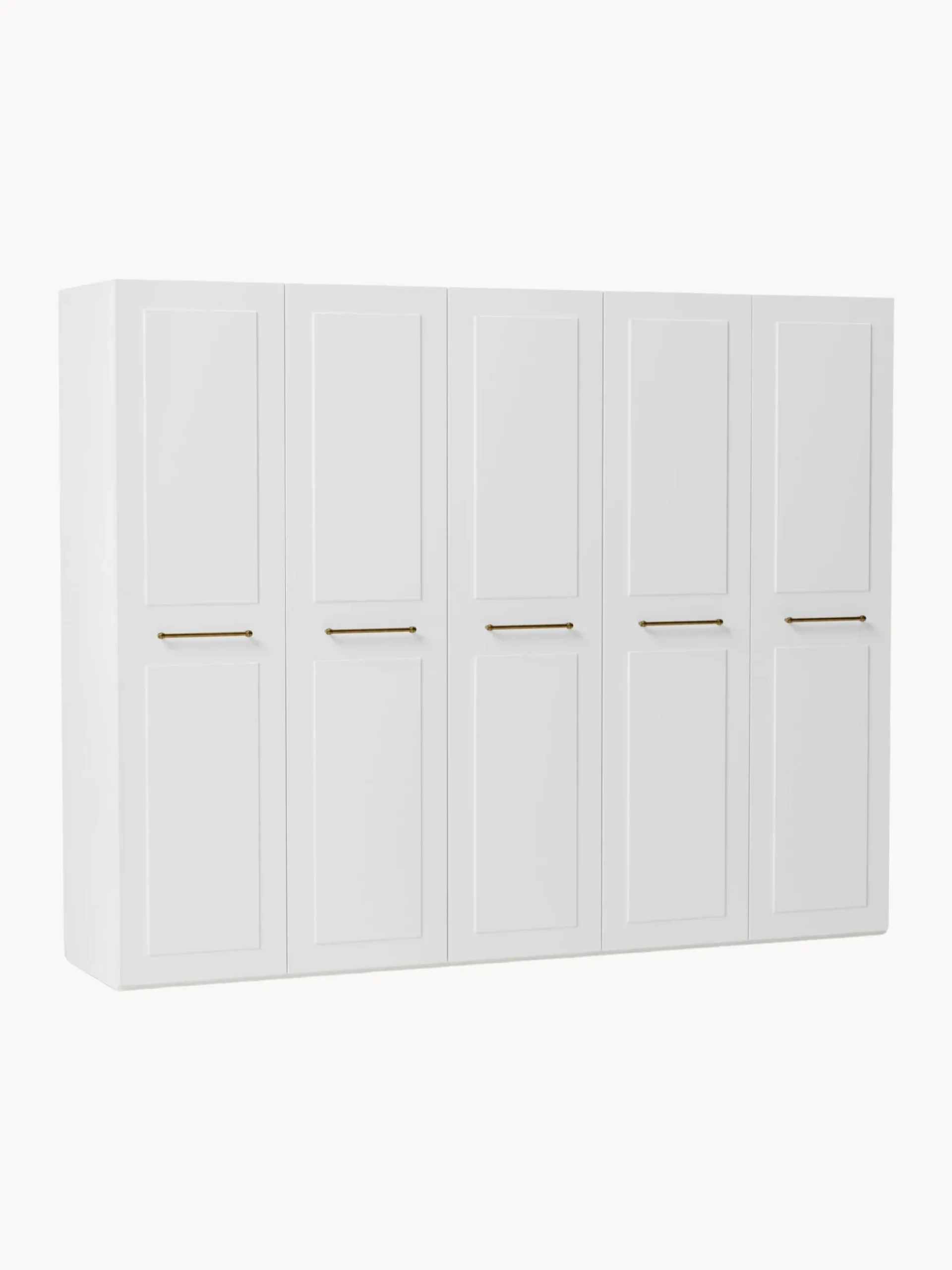 Armadio componibile con ante battenti Charlotte, Larg. 250 cm, in diverse varianti