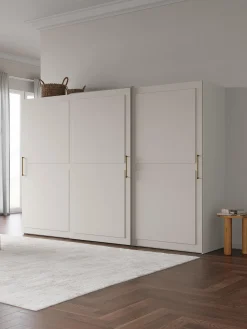 Armadio componibile con ante scorrevoli Charlotte, Larg. 300 cm, diverse varianti