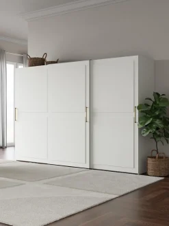 Armadio componibile con ante scorrevoli Charlotte, Larg. 300 cm, diverse varianti