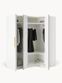 Armadio angolare componibile Simone, larg. 165 cm, diverse varianti