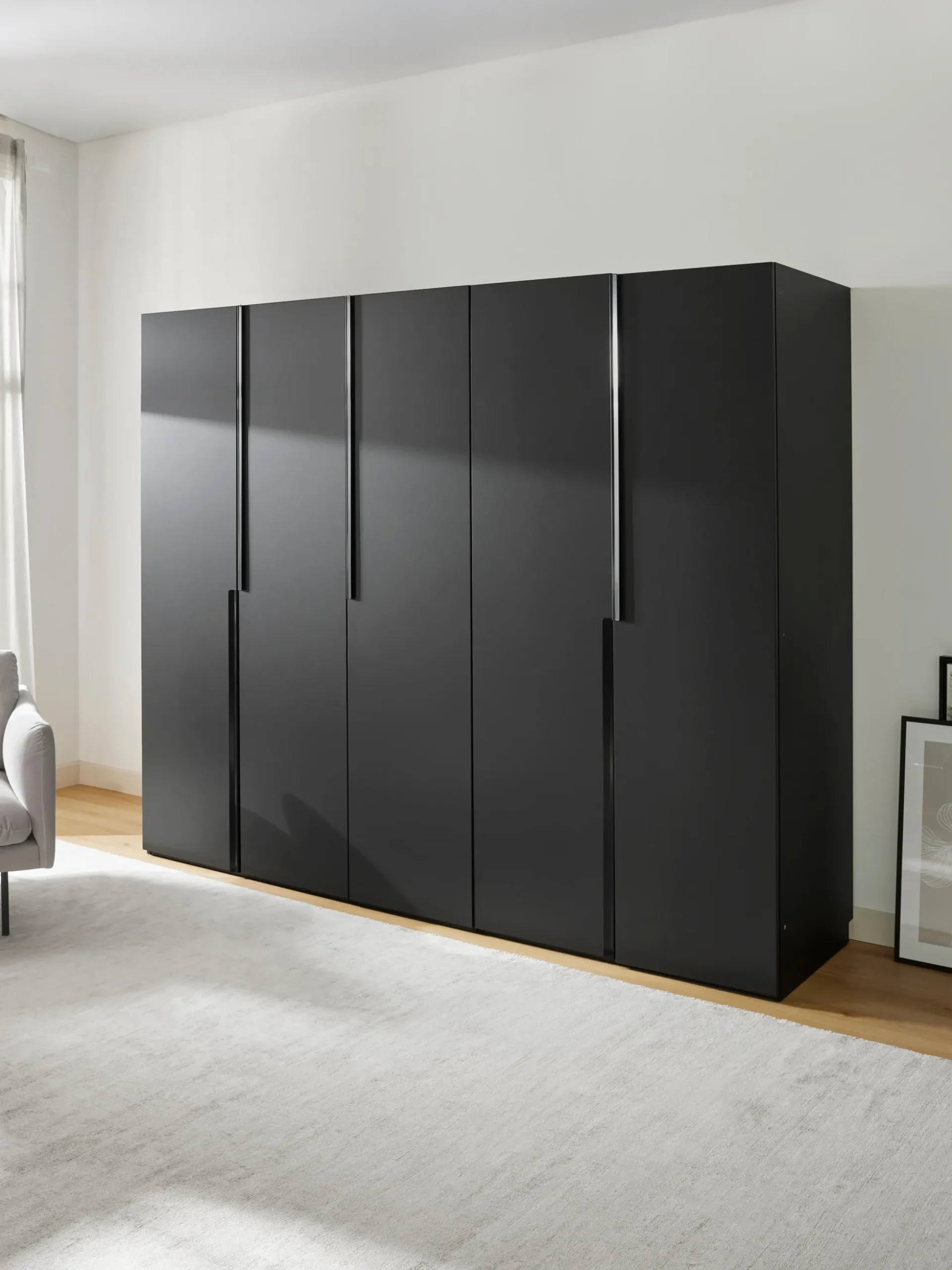 Armadio componibile ad ante battenti Leon, larg. 250 cm, in diverse varianti