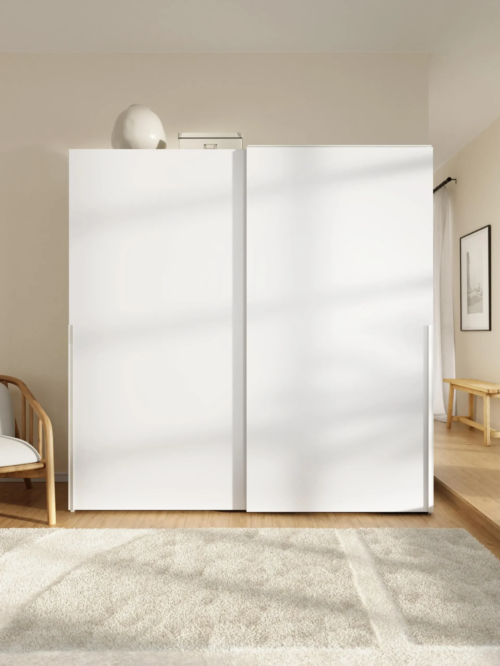 Armadio componibile ad ante battenti Leon, larg. 200 cm, diverse varianti