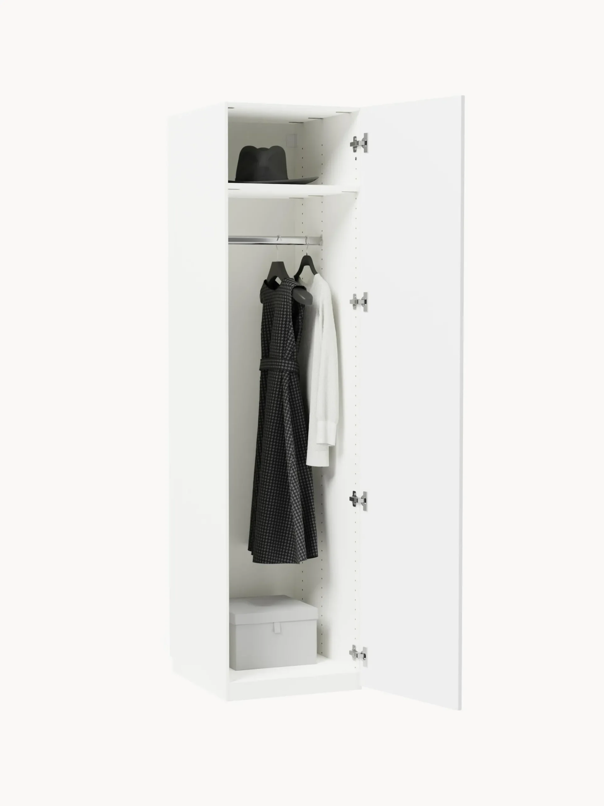 Armadio componibile con anta battente Charlotte, Larg. 50 cm, in diverse varianti