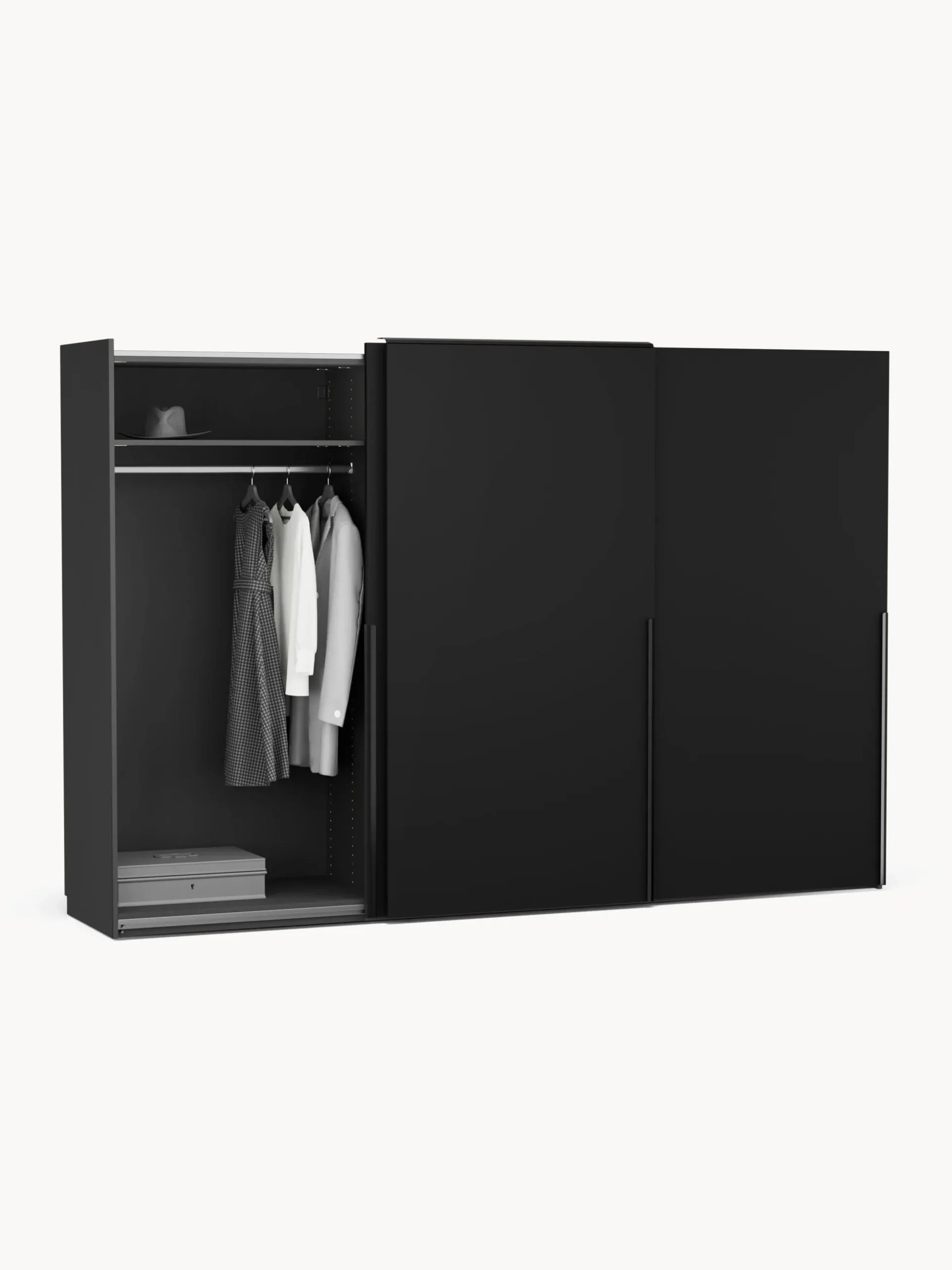 Armadio componibile con ante battenti Leon, larg. 300 cm, diverse varianti