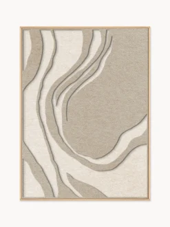 Arte da parete acustica Sacred Silence con cornice in legno