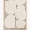 Arte da parete acustica Stone Path con cornice in legno