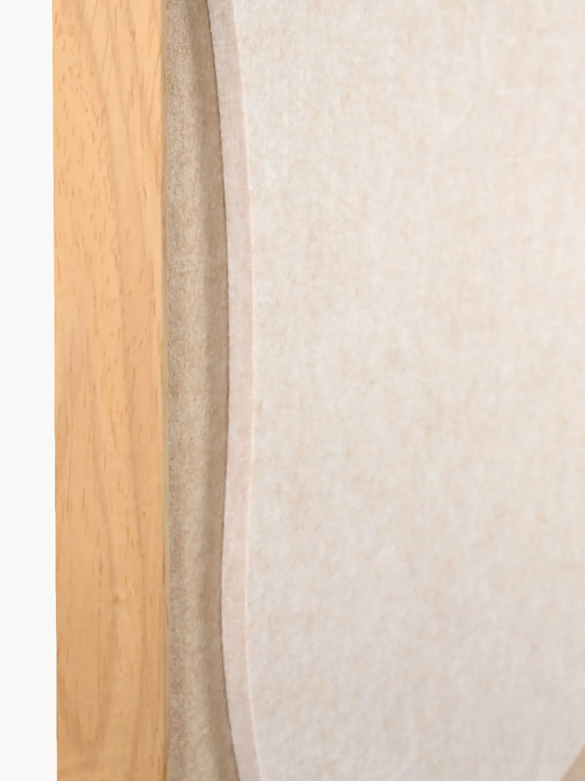 Arte da parete acustica Stone Path con cornice in legno