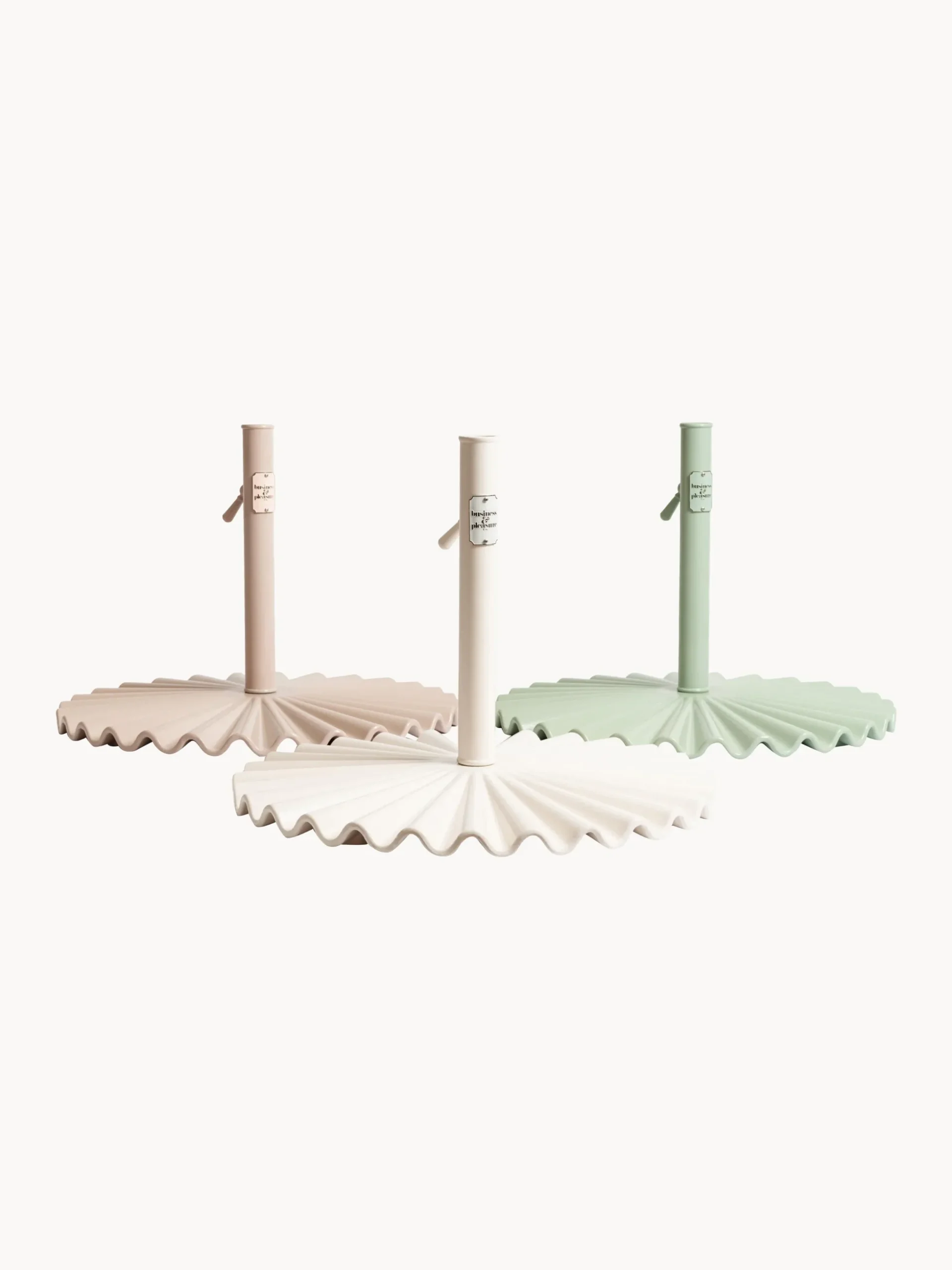 Base ombrellone rotonda Clamshell