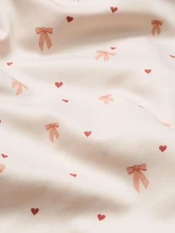 Biancheria da letto per bambini in raso di cotone Bows