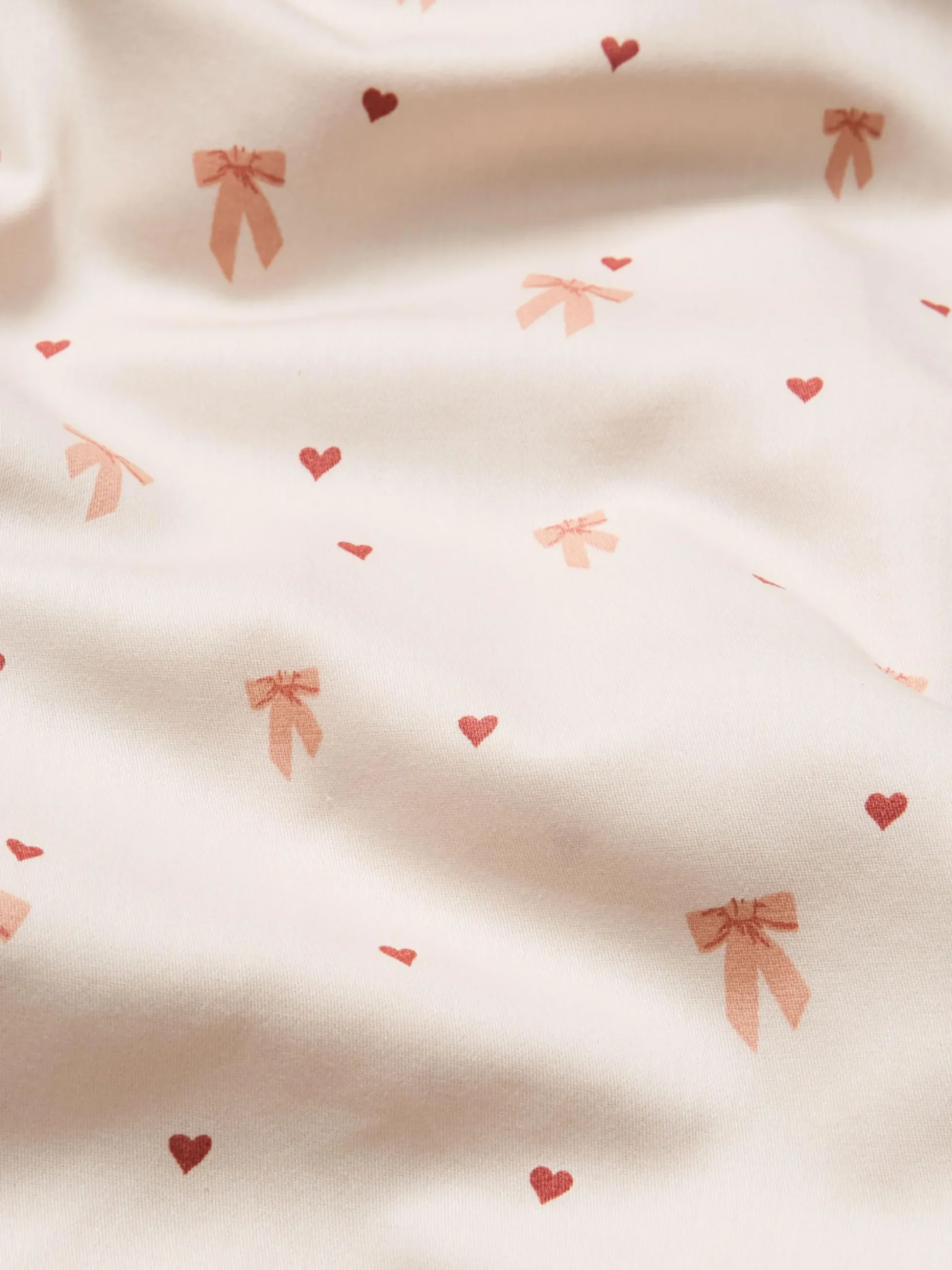 Biancheria da letto per bambini in raso di cotone Bows