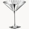 Bicchiere da martini placcato argento fatto a mano Belvedere