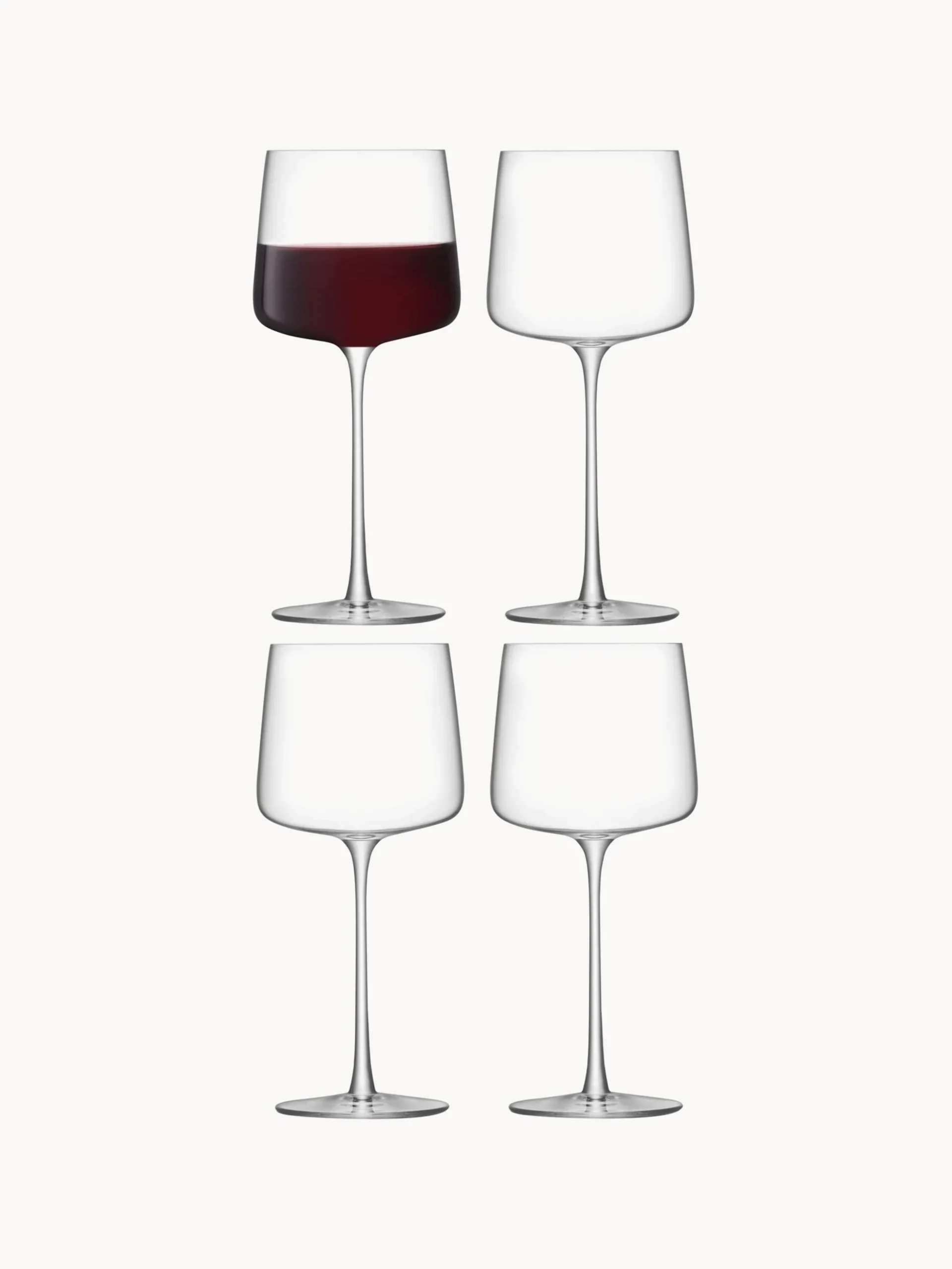 Bicchiere da vino rosso Metropolitan 4 pz