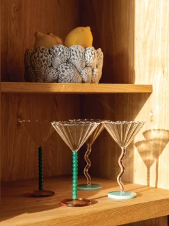 BicchierI da cocktail in vetro borosilicato Perle 2 pz