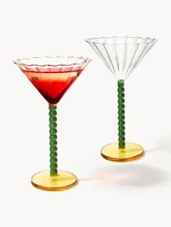 BicchierI da cocktail in vetro borosilicato Perle 2 pz