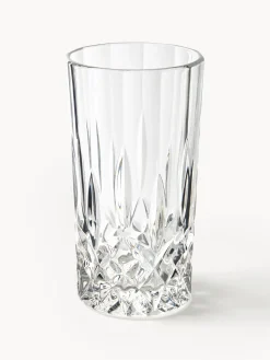 Bicchieri da long drink con motivo a rilievo George, set da 4